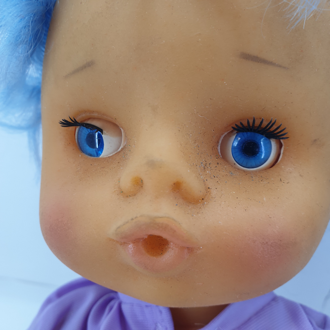 Кукла Женечка Днепропетровск, позднее клеймо  резина/пластик, высота 38 см.. Картинка 5